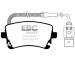 Sada brzdových destiček, kotoučová brzda EBC Brakes DP41470R