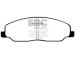 Sada brzdových destiček, kotoučová brzda EBC Brakes DP41740R