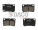 Sada brzdových destiček, kotoučová brzda DACO Germany 322015
