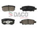 Sada brzdových destiček, kotoučová brzda DACO Germany 322506