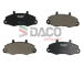 Sada brzdových destiček, kotoučová brzda DACO Germany 322521