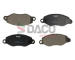 Sada brzdových destiček, kotoučová brzda DACO Germany 322558