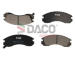 Sada brzdových destiček, kotoučová brzda DACO Germany 323018