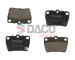 Sada brzdových destiček, kotoučová brzda DACO Germany 323908