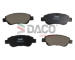 Sada brzdových destiček, kotoučová brzda DACO Germany 324572