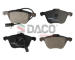 Sada brzdových destiček, kotoučová brzda DACO Germany 324751