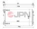Chladič motora JPN 60C9069-JPN